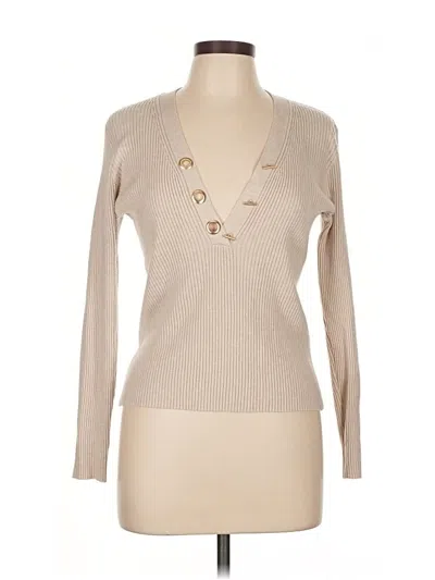 Pre-owned Vila Milano Pullover Sweater In Brown