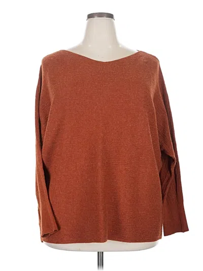 Pre-owned Vila Milano Pullover Sweater In Brown