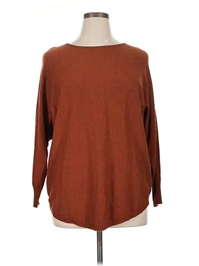 Pre-owned Vila Milano Pullover Sweater In Brown