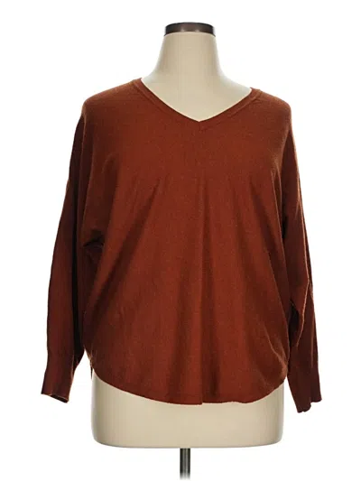Pre-owned Vila Milano Pullover Sweater In Brown