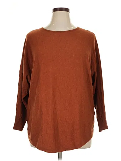 Pre-owned Vila Milano Pullover Sweater In Brown