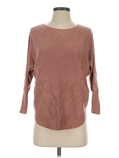 Pre-owned Vila Milano Pullover Sweater In Brown