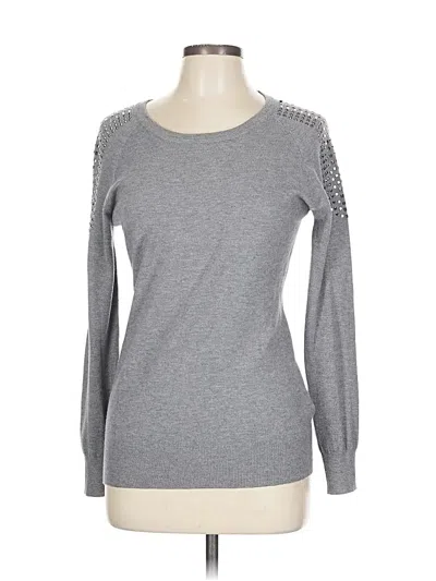 Pre-owned Vila Milano Pullover Sweater In Gray