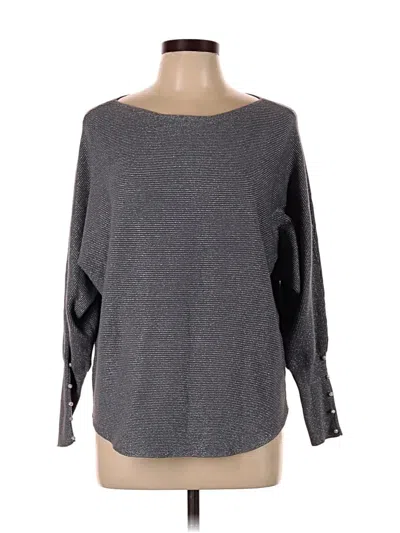 Pre-owned Vila Milano Pullover Sweater In Gray