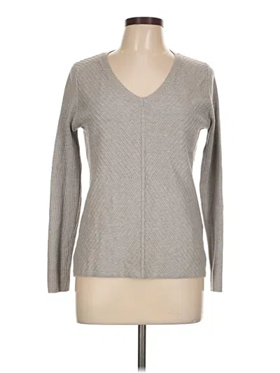 Pre-owned Vila Milano Pullover Sweater In Gray