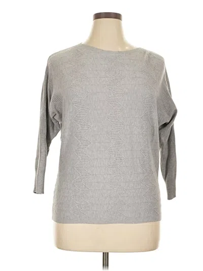 Pre-owned Vila Milano Pullover Sweater In Gray