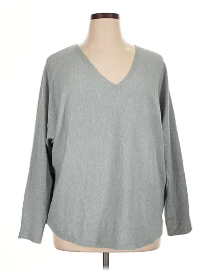 Pre-owned Vila Milano Pullover Sweater In Gray