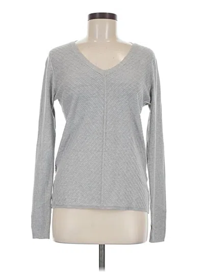 Pre-owned Vila Milano Pullover Sweater In Gray