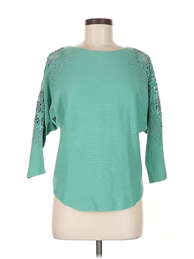 Pre-owned Vila Milano Pullover Sweater In Green