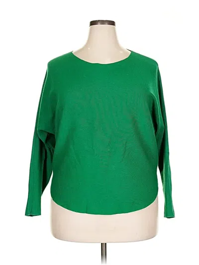 Pre-owned Vila Milano Pullover Sweater In Green