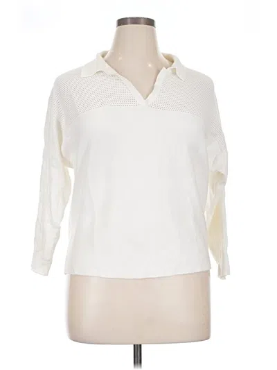 Pre-owned Vila Milano Pullover Sweater In Ivory