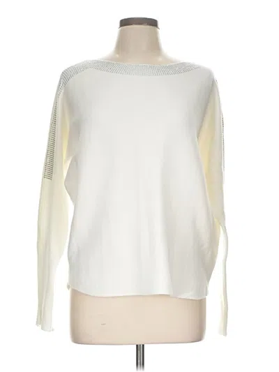 Pre-owned Vila Milano Pullover Sweater In Ivory