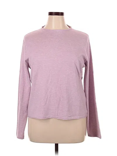 Pre-owned Vila Milano Pullover Sweater In Purple