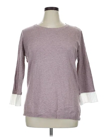 Pre-owned Vila Milano Pullover Sweater In Purple
