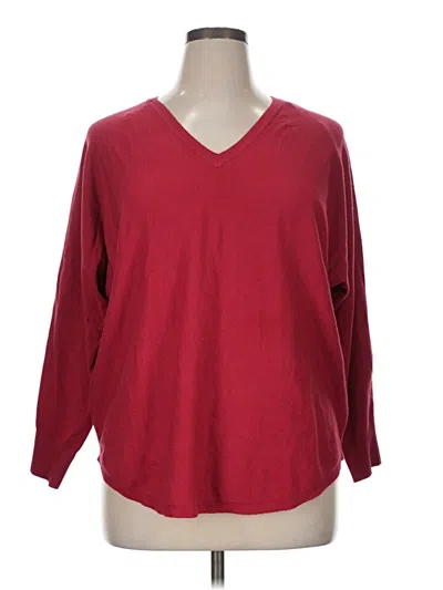 Pre-owned Vila Milano Pullover Sweater In Red