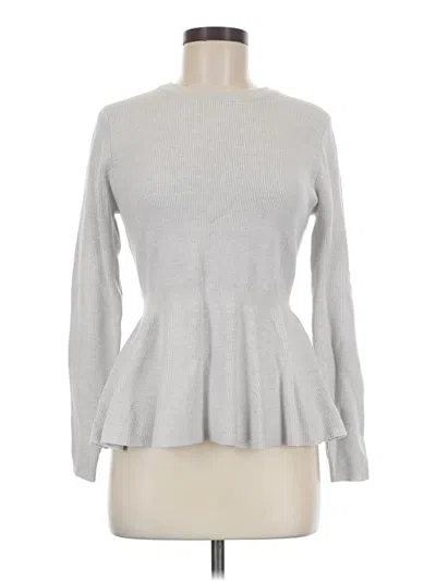 Pre-owned Vila Milano Pullover Sweater In Silver