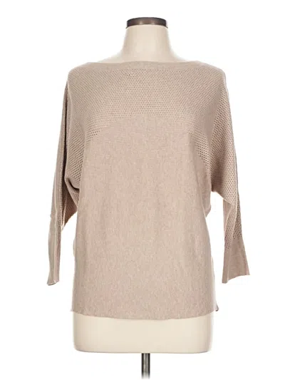 Pre-owned Vila Milano Pullover Sweater In Tan