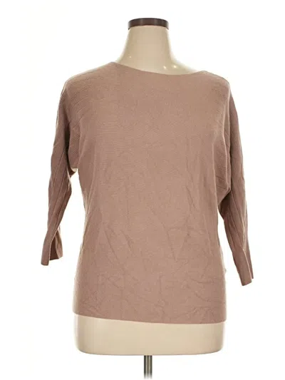Pre-owned Vila Milano Pullover Sweater In Tan