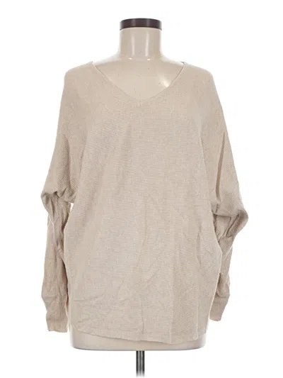 Pre-owned Vila Milano Pullover Sweater In Tan