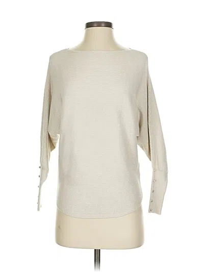 Pre-owned Vila Milano Pullover Sweater In White