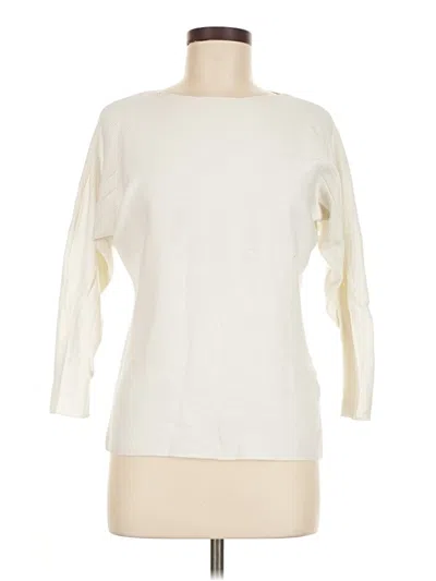 Pre-owned Vila Milano Pullover Sweater In White