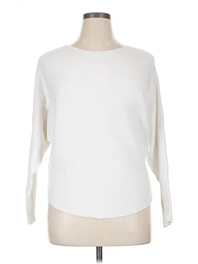 Pre-owned Vila Milano Pullover Sweater In White