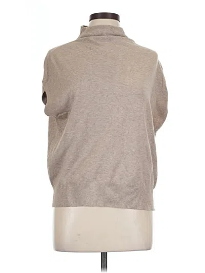 Pre-owned Vila Milano Sleeveless Top Gray Turtleneck Tops