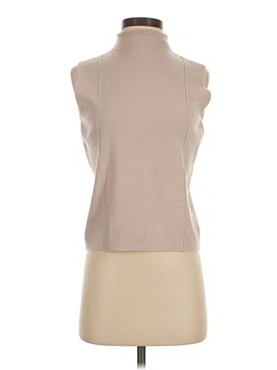 Pre-owned Vila Milano Sweater Vest In Tan