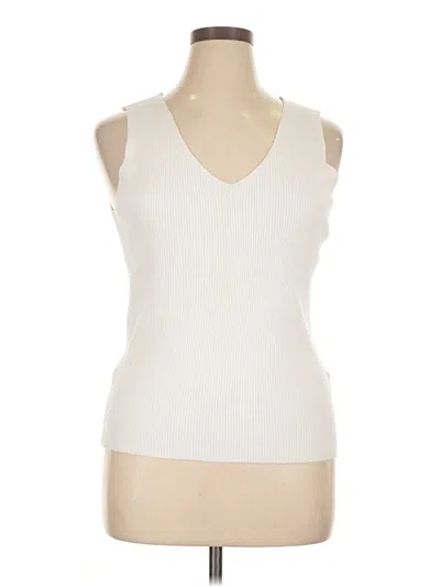 Pre-owned Vila Milano Sweater Vest In White