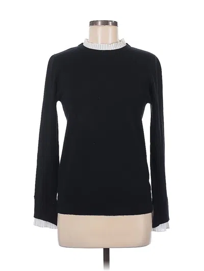 Pre-owned Vila Milano Turtleneck Sweater In Black