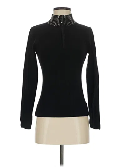 Pre-owned Vila Milano Turtleneck Sweater In Black