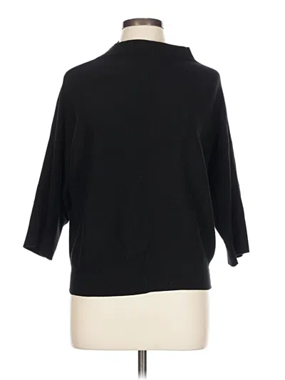 Pre-owned Vila Milano Turtleneck Sweater In Black