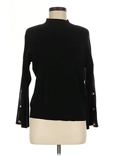 Pre-owned Vila Milano Turtleneck Sweater In Black