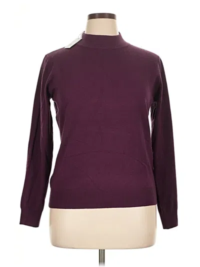 Pre-owned Vila Milano Turtleneck Sweater In Burgundy