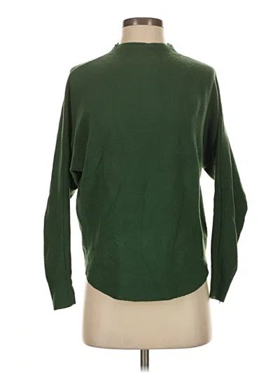 Pre-owned Vila Milano Turtleneck Sweater In Green
