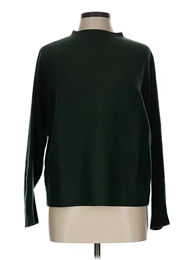 Pre-owned Vila Milano Turtleneck Sweater In Green