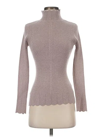 Pre-owned Vila Milano Turtleneck Sweater In Tan