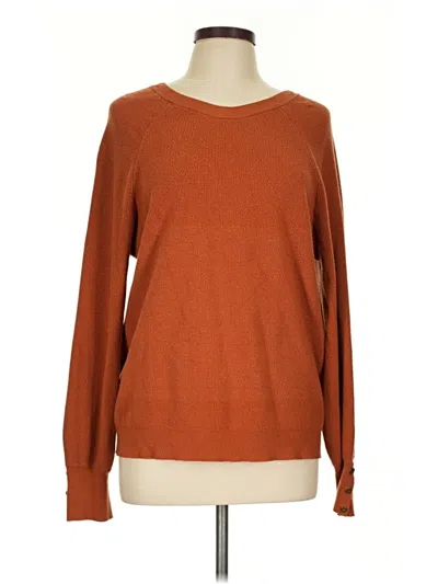 Pre-owned Vila Pullover Sweater In Brown