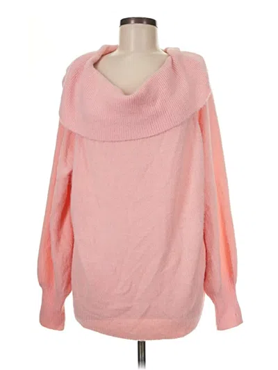 Pre-owned Vila Pullover Sweater In Pink