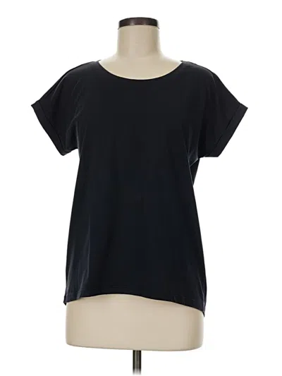 Pre-owned Vila Short Sleeve T-shirt In Black