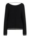 Vila Woman Sweater Black Size L Viscose, Polyester, Nylon