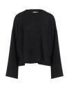 Vila Woman T-shirt Black Size L Tencel, Recycled Polyester, Elastane
