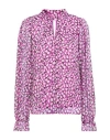 Vila Woman Top Mauve Size 12 Polyester In Purple