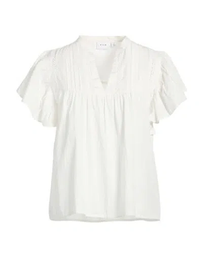 Vila Woman Top White Size 14 Cotton