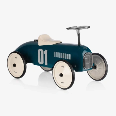 Vilac Babies' Teal Blue Ride-on Vintage Car (76cm)