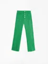 VILAGALLO ALEXANDER TROUSER IN GREEN LEX