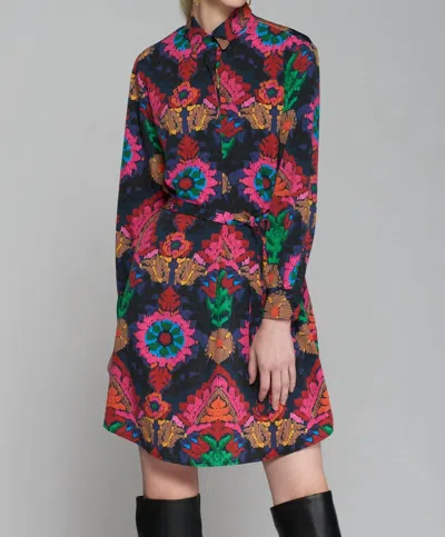 Vilagallo Ana Dress In Suzany Marino In Multi