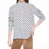 Vilagallo Andy Leopards And Stars Print Shirt In White Multi In Multi