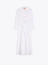 Vilagallo Dress Camisero Lazo In Blanco In White