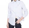 Vilagallo Button Down Dress Shirt In Crisp White In Multi